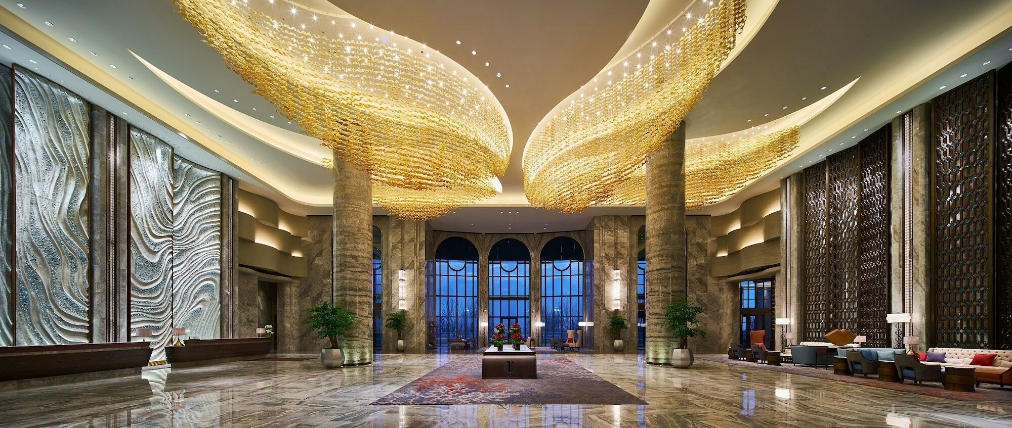 מלון Wanda Realm Qingdao Movie Metropolis מראה חיצוני תמונה